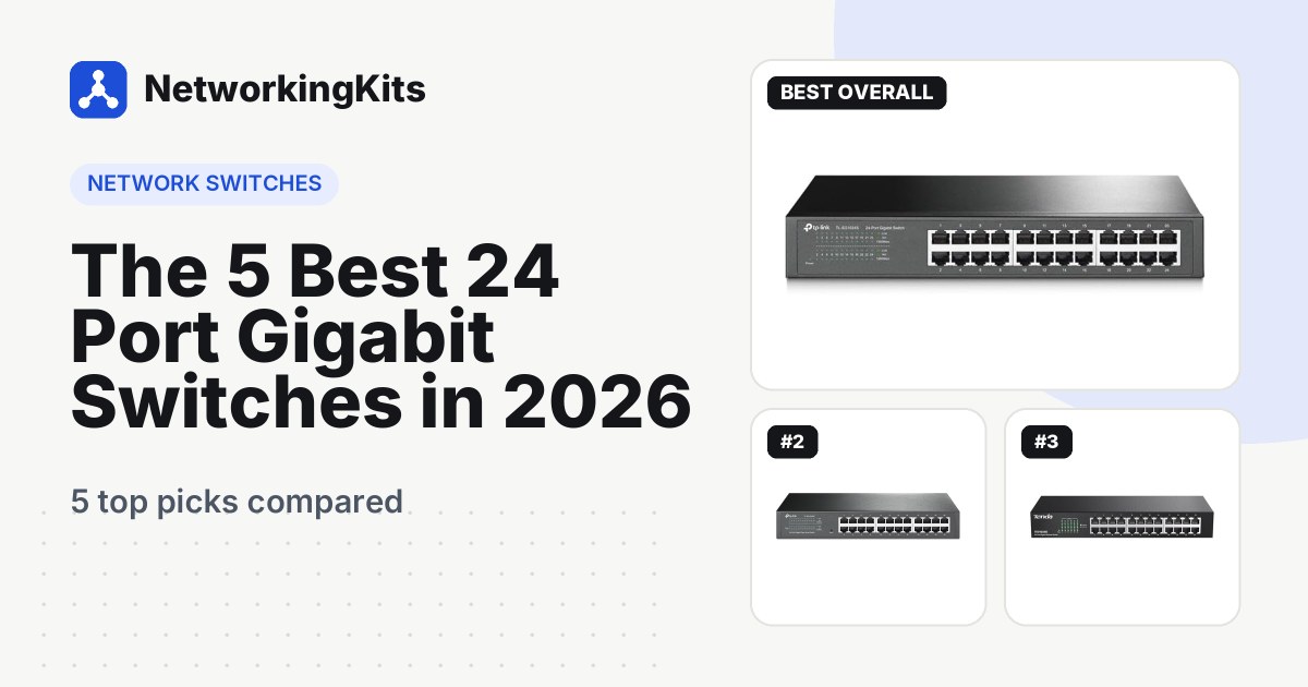 The 5 Best 24 Port Gigabit Switches in 2026