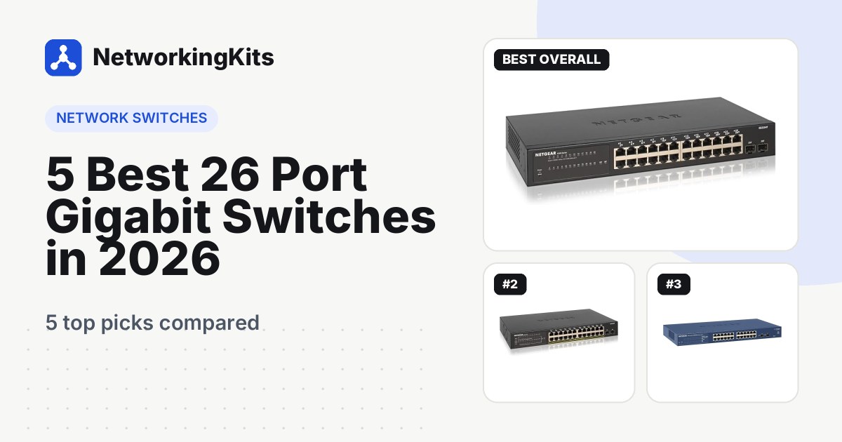 5 Best 26 Port Gigabit Switches in 2026
