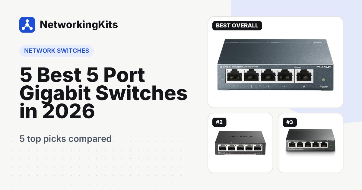 5 Best 5 Port Gigabit Switches in 2026