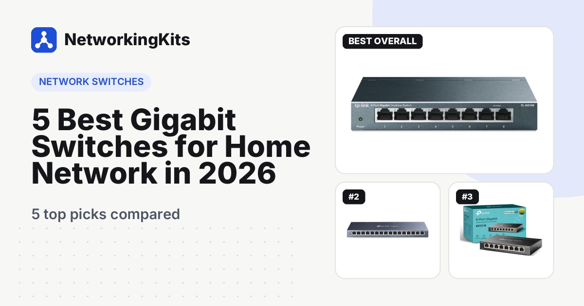 5 Best Gigabit Switches for Home Network in 2026