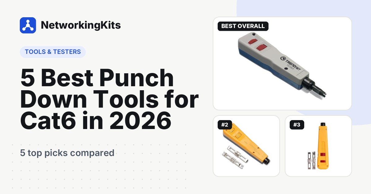 5 Best Punch Down Tools for Cat6 in 2026